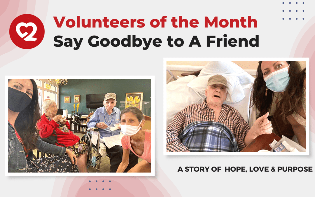 Volunteers of the Month say goodbye to a friend
