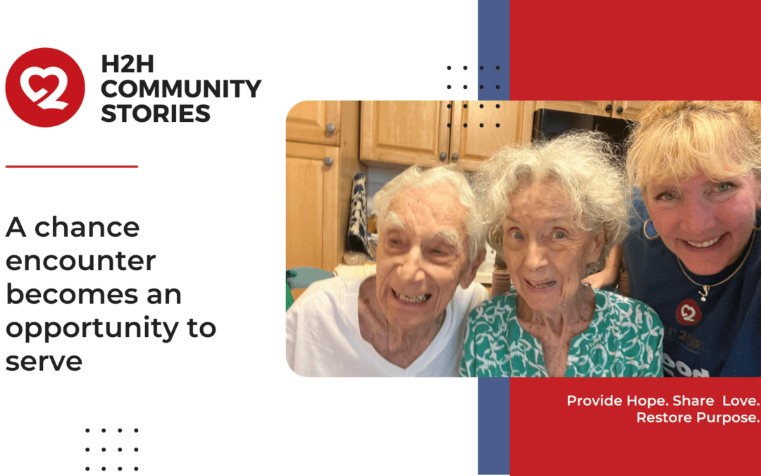 A chance encounter becomes an opportunity to serve