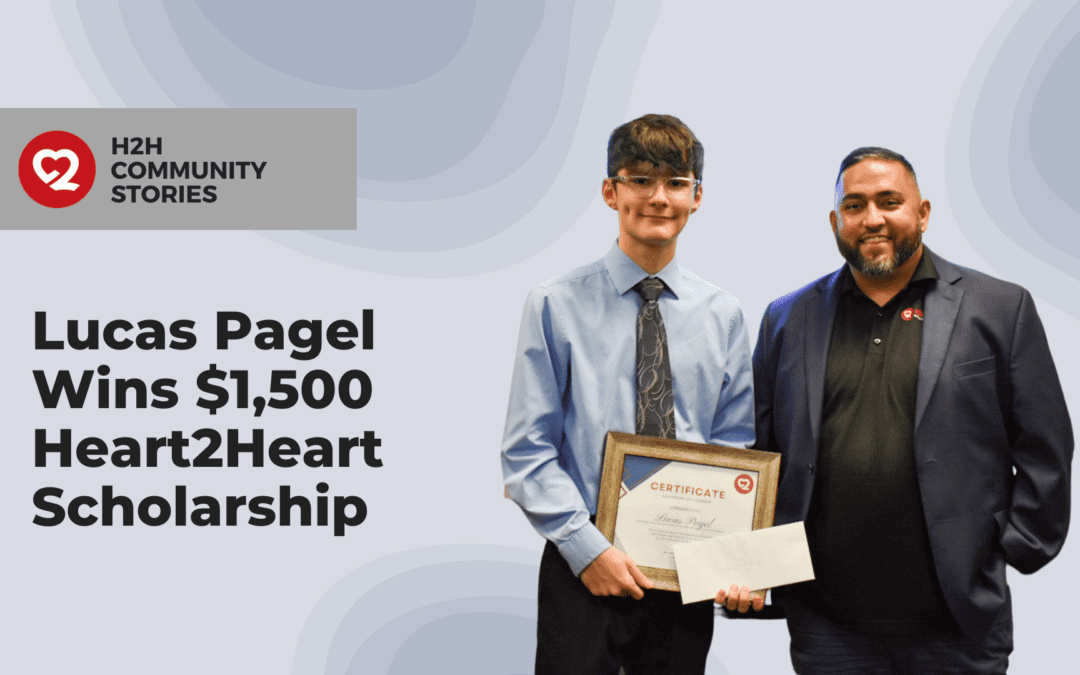 Lucas Pagel wins $1,500 Heart2Heart scholarship 