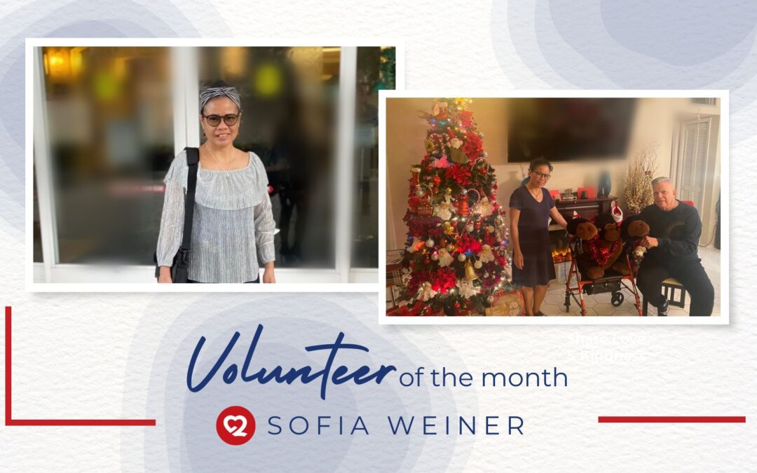 Volunteer of the Month personalized blankets for seniors