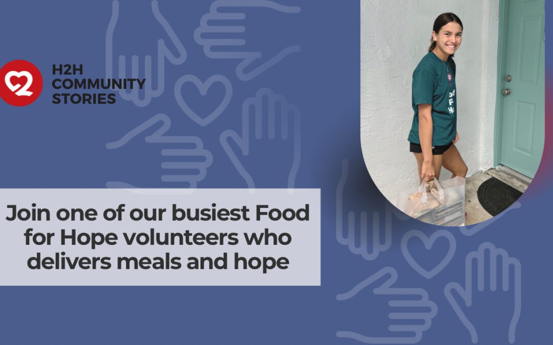 Join one of our busiest Food for Hope volunteer who delivers meals and hope